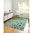 thumbnail image 4 of Rugs.com Azalea Collection Rug – 5' x 8' Blue Medium Rug Perfect For Bedrooms, Dining Rooms, Living Rooms, 4 of 9