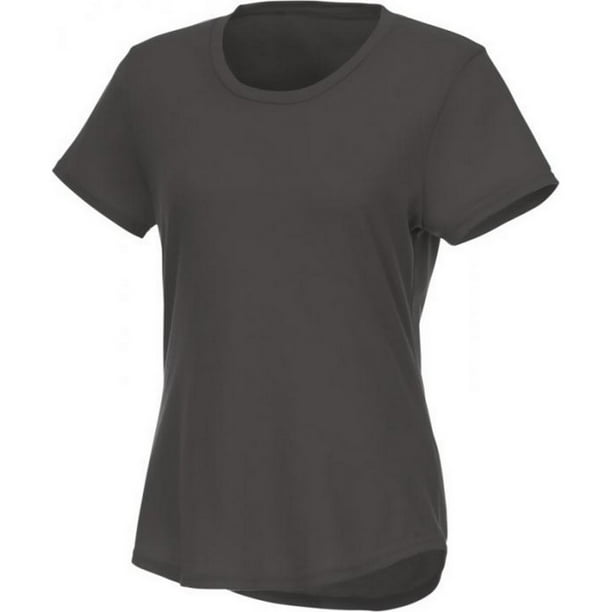 Elevate - Camiseta Jade de Manga Corta para Mujer (Gris Tormenta)