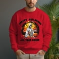 thumbnail image 5 of Men's 330g 100% Cotton Halloween Pattern Dropped Shoulder Crew Neck Sweatshirt, 5 of 15