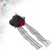 thumbnail image 1 of Mini sombrero Steampunk para disfraz, accesorios para el cabello, horquilla para vacaciones, baile, accesorios para fotografía de fiesta de Halloween Flor roja Yinane Horquilla Sombrero Pequeño, 1 of 8