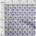 thumbnail image 2 of oneOone Cotton Silk Violet Fabric Floral Sewing Material Print Fabric By The Yard 42 Inch Wide, 2 of 5