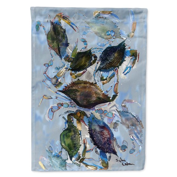Carolines Treasures 8016CHF Crab Flag Canvas, Large, Multicolor