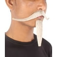 thumbnail image 3 of HPO Men's Synthetic Hair Long White Mustache and Goatee Set Cosplay Facial, 3 of 13