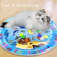 thumbnail image 2 of Pawkitty Water Mat, Upgrade Thickened Pawkitty Puncture Proof Water Sensor Play Cooling Mat for Cats Dogs (100CM), 2 of 7
