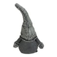 thumbnail image 3 of Northlight 15" Gray Rustic Sitting Santa Christmas Gnome with Faux Fur Hat, 3 of 4