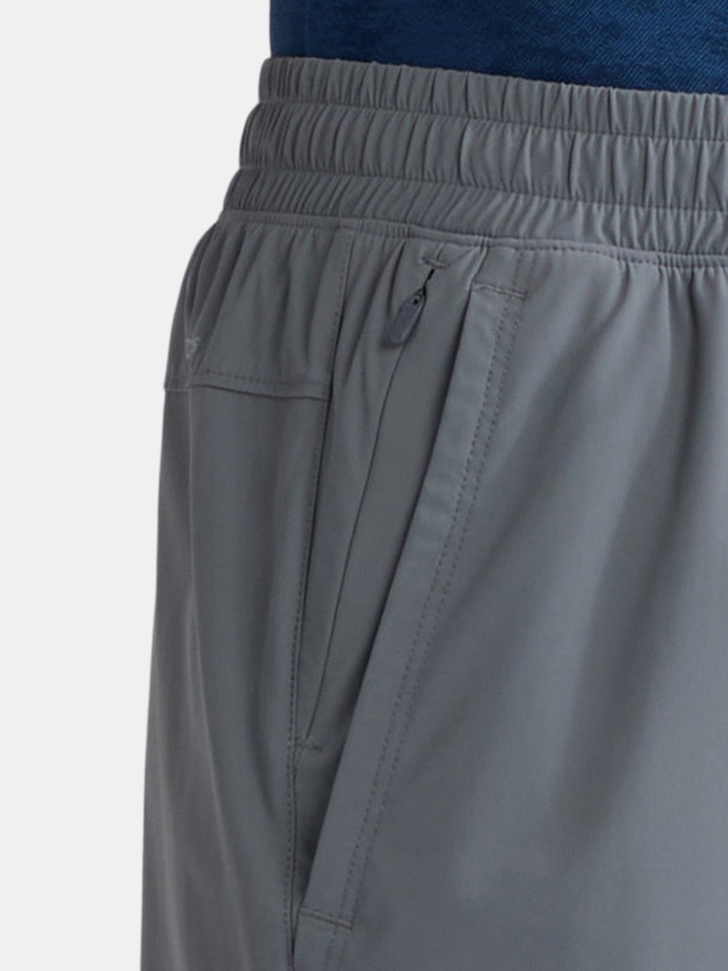 Athletic Works Men's and Big Men's Nylon Stretch Shorts, 6" Inseam, Sizes S-3XL