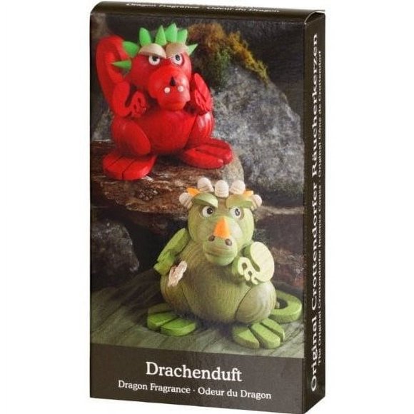 Crottendorfer Bougie d'Encens, Parfum dragon, 24 Pcs