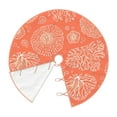 thumbnail image 3 of Bingfone Christmas Tree Skirt Mat Christmas Decoration Interior 48"-He Marine Theme With Beautiful Corals, 3 of 8