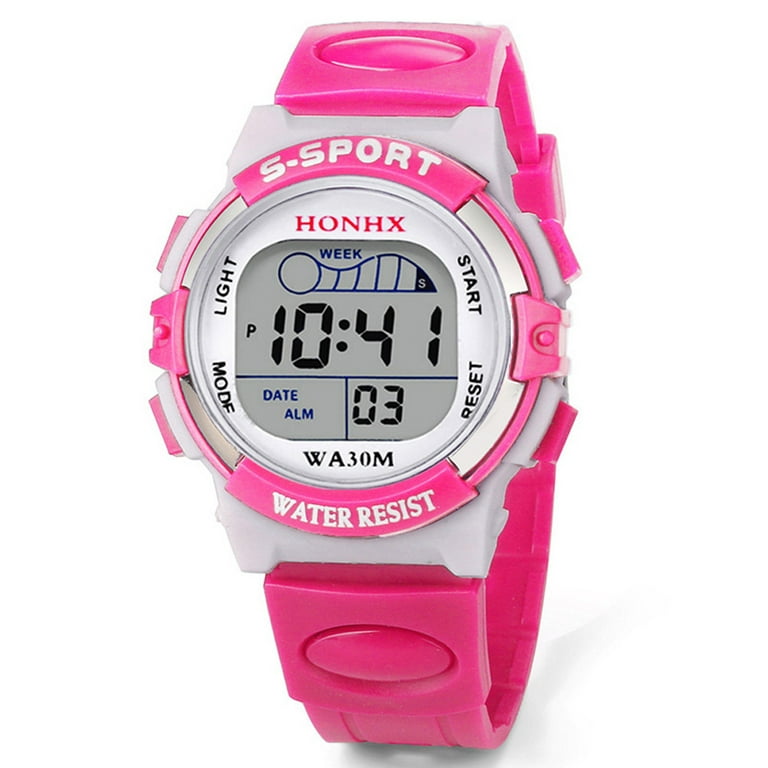 Waterproof Children Boys Digital LED Sports Watch Kids Alarm Date Watch Gift Gizmo Watch for Boys Video Games for Girls Ages 8-12 Watches for Boys 10