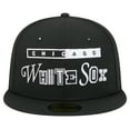 thumbnail image 2 of Men's New Era Black Chicago White Sox Ransom 59FIFTY Fitted Hat, 2 of 6