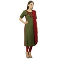 thumbnail image 5 of Atasi Women'S Rayon Straight Embroidered Salwar Kameez Dupatta Suit Set, 5 of 9
