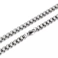 thumbnail image 4 of HOOUN 5pcs in bulk Stainless steel Square Rolo Chain Necklace Strong Link 6mm 18-26in-24'' for Necklace-black, 4 of 8