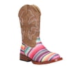 thumbnail image 2 of Roper Boys  Roper Glitter Serape Square Toe Boot 9 M Tan, 2 of 5