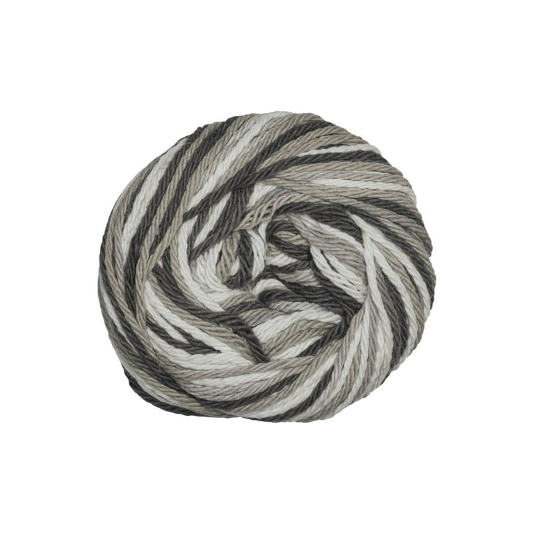 Peaches & Creme™ Ombre #4 Medium Cotton Yarn, Chocolate Milk