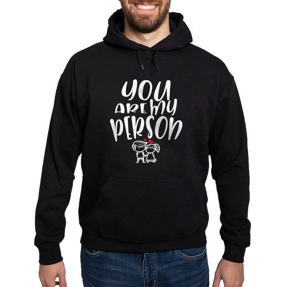CafePress - You Are My Person Lovely Couple Sweatshirt - Pullover Hoodie, Classic, Comfortable Hooded Sweatshirt