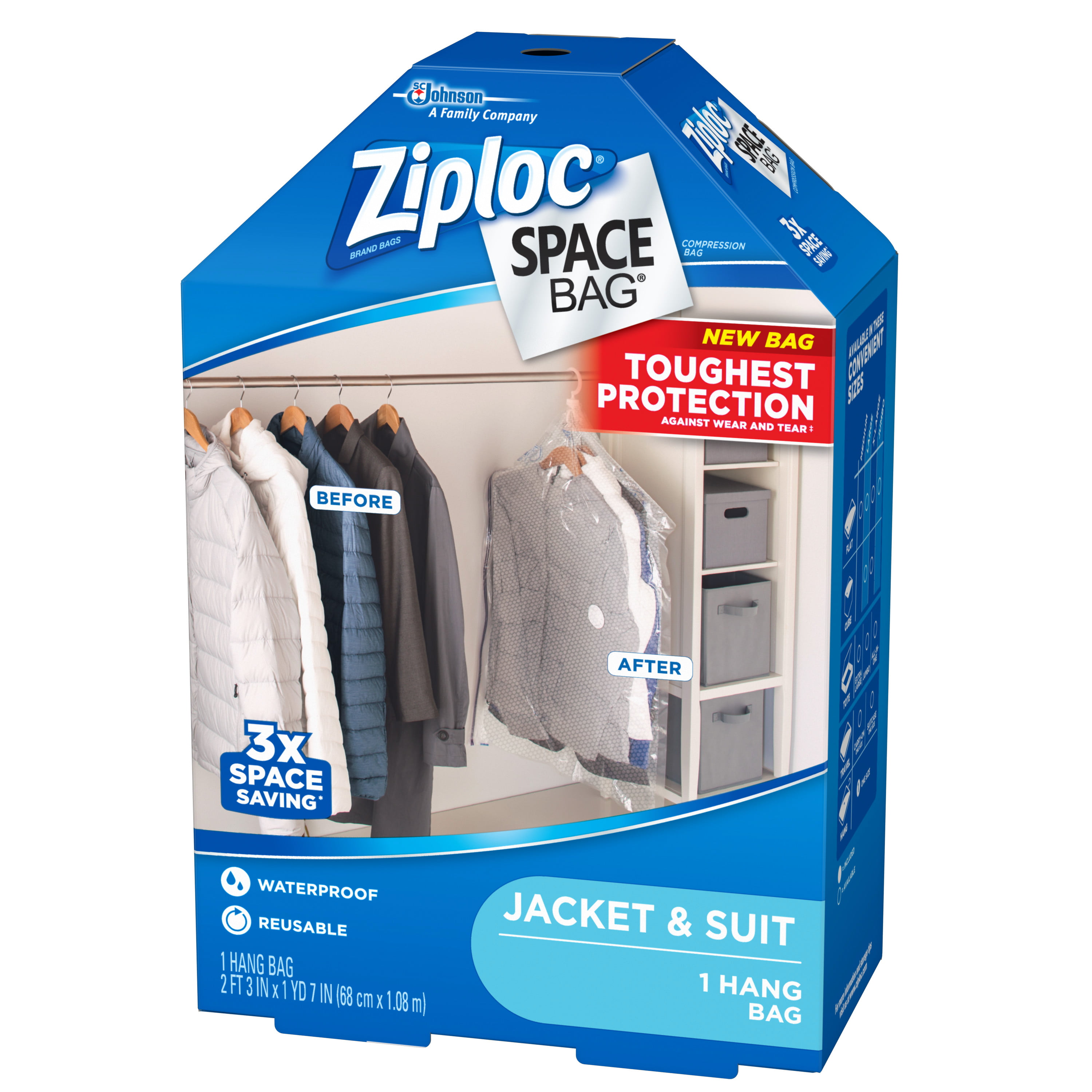 Ziploc Space Bag Jacket & Suit 1 ct 