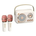 thumbnail image 1 of kusrkot Mini Speaker Practical Multipurpose Musical Toy with Microphone Karaoke Machine White, 1 of 9