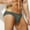 c02Green, variant on Men's Ice Silk Bikini Low Rise Briefs Underwear Solid Color Breathable Comfort Underpants Green M
