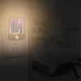 thumbnail image 2 of Yayeee 2-Pack Plug in LED Night Lights with Light Sensors Motion Detectors, Purple Night Deer, 2 of 7