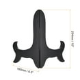 thumbnail image 2 of Soporte de Placas de Caballete Uxcell de 10", Soporte de Exhibición Plegable de Madera Negro para Marco de Imagen 2 Paquete, 2 of 5