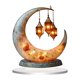 thumbnail image 1 of Lámpara de escritorio decorativa con luz de luna para Ramadán, Eid Mubarak, luz nocturna Estilo C, 1 of 9