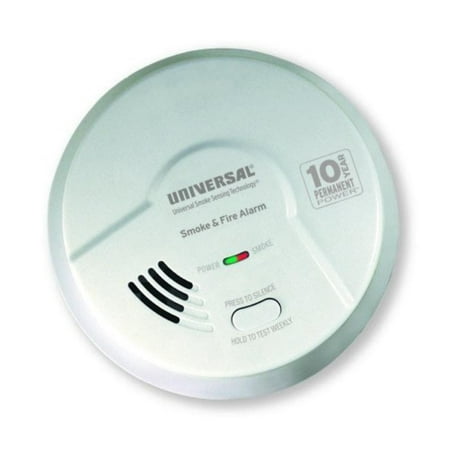 Tamper Proof Security Seals - 10 Year Tamper Proof Permanent Power Sealed Battery 2-in-1 Smoke and Fire Smart Alarm, Model MI3050SB, 2-in-1 Smoke and Fire Smart Alarm provides 10 years.., By Universal Security Instruments
