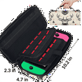 thumbnail image 3 of Herdesigns Moose Elk Carry Case Compatible with Nintendo Switch 2017 & Oled 2021, with 20 Game Card Slots, Bull Elk Portable Travel Carrying Case Pouch for Accessories & Games, 3 of 8