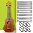 thumbnail image 2 of Guitar Fret Repair Tool Kit 12 Fret Wire Fret Repair Tool Kit File Sanding Rubber Bands for Dressing and Polishing Frets, 2 of 9