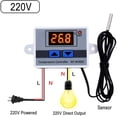thumbnail image 2 of Módulo controlador de temperatura Led Digital de 220V, interruptor de termostato XH-W3001 con sonda impermeable, termostato de calefacción programable, 2 of 5