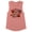 Desert Pink, variant on Halloween Smileys Women's Muscle Tank Large White