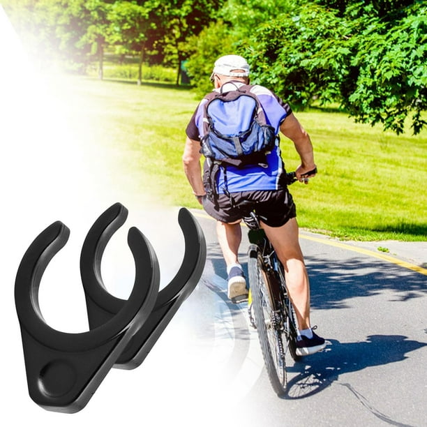 DYNWAVECA 2Pcs Quick Release Lock Quick Release Pedal Lock Practical Durable Lock Protection Quick Release Locking Bike Black