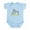 Sky Blue, variant on CafePress - Mommy And Baby Zebra Infant Bodysuit - Baby Light Bodysuit, Size Newborn - 24 Months
