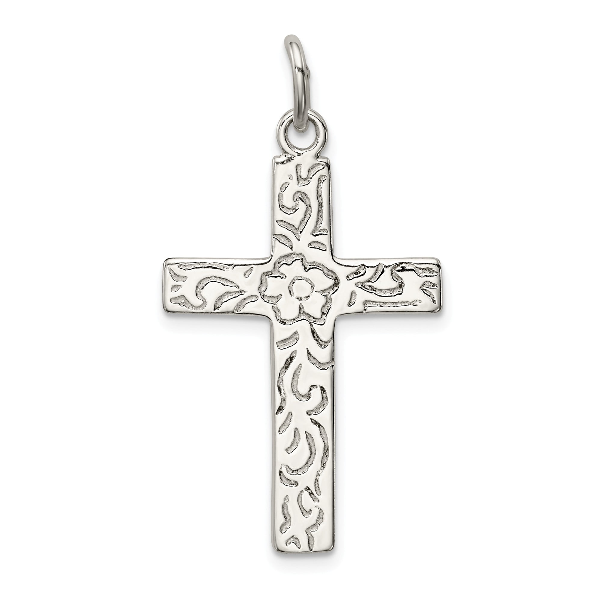 Sterling Silver Latin Cross Pendant - Walmart.com