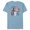 Ocean Blue, variant on Disney Mickey Mouse with Flute America USA Flag 4th of July - Short Sleeve Blended T-Shirt for Adults - Customized-Dark Heather