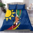 thumbnail image 3 of Namibia National Emblem Bedding Set Flag Colors & Symbolic Animals Design TS04, 3 of 7