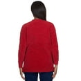 thumbnail image 2 of Alfred Dunner Womens Petite Chenille Long Open Cardigan, 2 of 6