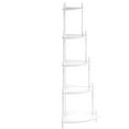 Frenchi Home Furnishing 2-Tier Plant Stand - White Wooden Display Shelf For Indoor Plants & Decor