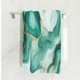 thumbnail image 2 of Qxltty Gilt Green Marbles Extra Large Bath Towel 32"x64" Super Soft Highly Absorbent Quick Dry Shower Towel for Hotel Bathroom Guest Spa Gym, 2 of 8