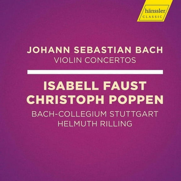 Bach,J.S. / Faust / Stuttgart - Violin Concertos - Music & Performance - CD
