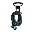 thumbnail image 6 of DisplayForever 8 in 1 Garden Hose Kit for Outside Yard| Freestanding Heavy Duty Metal Garden Hose Holder Hanger| 100FT Expandable Garden Hose with 10 Function Nozzle| 2ways Hose Splitter|Storage Strap, 6 of 7