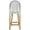 White, Gray, variant on Safavieh Outdoor French Bistro Stacking Counter Stool Adult Stackable, White