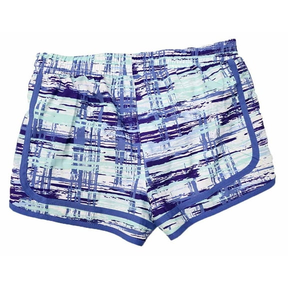 Champion Girls' Woven Shorts - Multi Blue Brush Stroke - (X-Large)
