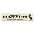 thumbnail image 2 of Hunt Club Novelty Decor, Metal Wall Sign - 4x18 Inches, 2 of 4
