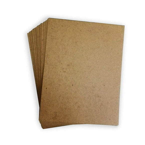 Chipboard Cardboard Sheets - Medium Weight - 100 Per Pack. (8.5 x 11)