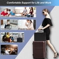thumbnail image 5 of Seat Cushion, Gel Seat Cushion for Long Sitting– Back, Sciatica, Tailbone Pain Relief Pad, 19in Seat Pad for Car, Office Chair, Wheelchair, Soft Support for Long Trips, 5 of 6