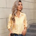 thumbnail image 5 of Striped Button Down Shirts for Women Dress Shirts Long Sleeve Casual Collared Office Work Shirt with Pocket, 5 of 6