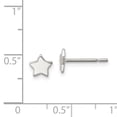 thumbnail image 2 of Sterling Silver Polished Star Post Earrings QE11853, 2 of 2