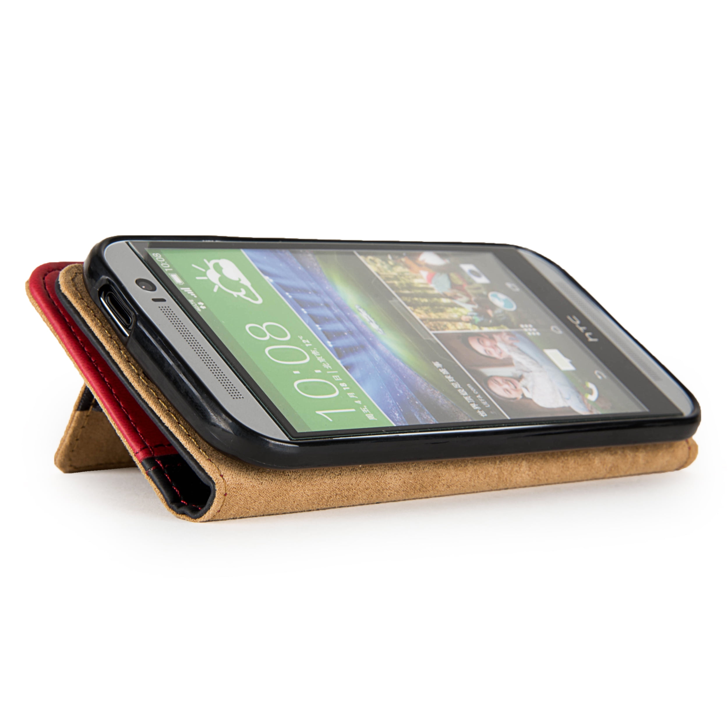 VanGoddy Mary Self Standing Case Specifically Designed for the HTC One M8