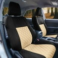 thumbnail image 5 of For 2012-2017 Toyota Camry LE | SE | XSE | XLE FH Group Neoprene Waterproof Custom Fit Car Seat Covers - Beige Full Set, 5 of 11