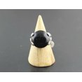 thumbnail image 4 of K-KED Mixed Lots 32pcs Trendy Black Natural Stone Rings Women Lady's Silver P Jewelry, 4 of 6